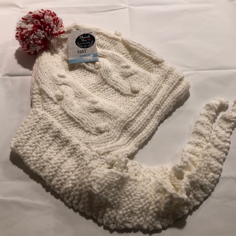 Knit Pom Pom Beanie Winter Hat❄️🧶⛄️